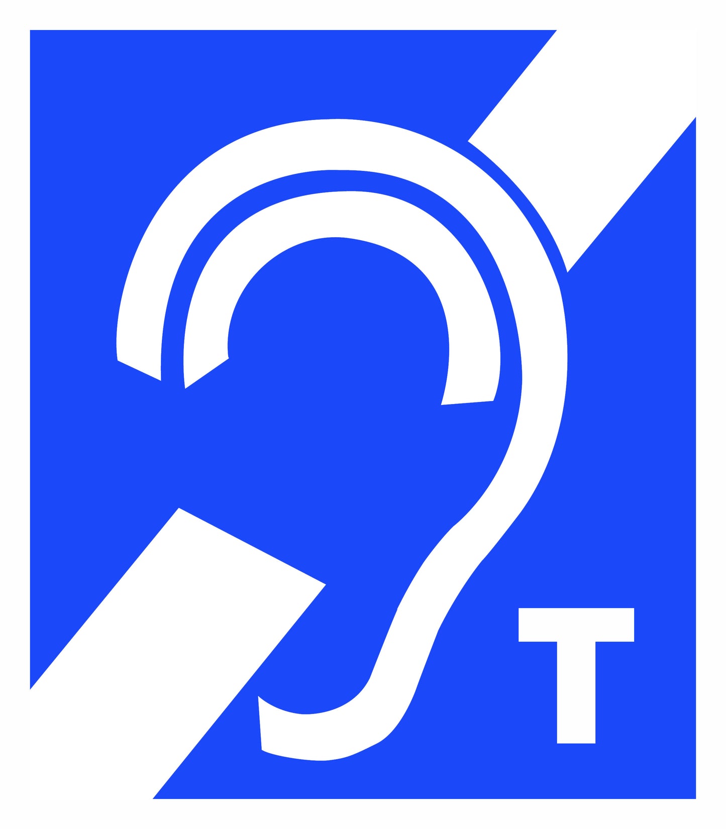Hearing Loop Logo Label - Small